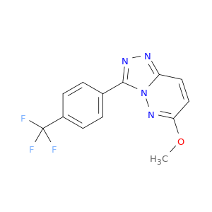 1,2,4-Triazolo[4,3-b]pyridazine,6-methoxy-3-[4-(trifluoromethyl)phenyl]-