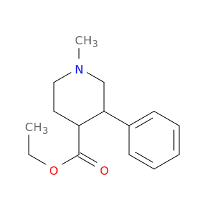 4-Piperidinecarboxylic acid, 1-methyl-3-phenyl-, ethyl ester