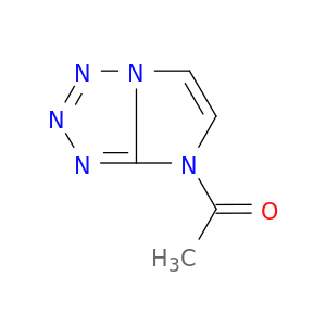 4H-Imidazo[1,2-d]tetrazole, 4-acetyl-