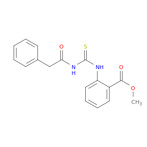 METHYL 2-[(2-PHENYLACETYL)THIOCARBAMOYLAMINO]BENZOATE