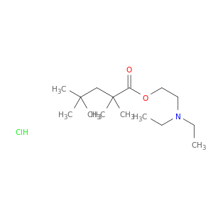 2-(diethylamino)ethyl 2,2,4,4-tetramethylpentanoate hydrochloride(1:1)