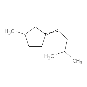 Cyclopentane, 1-methyl-3-(3-methylbutylidene)-