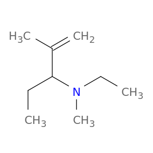 1-Penten-3-amine, N-ethyl-N,2-dimethyl-