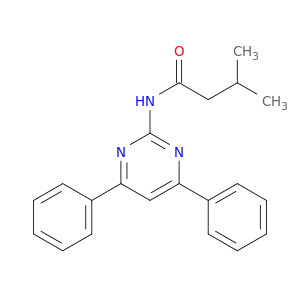 Butanamide, N-(4,6-diphenyl-2-pyrimidinyl)-3-methyl-
