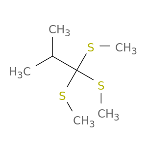 Propane, 2-methyl-1,1,1-tris(methylthio)-