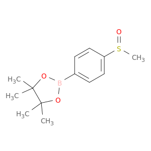 4,4,5,5-四甲基-2-(4-(甲基亚磺酰基)苯基)-1,3,2-二氧硼杂环戊烷