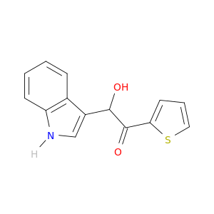 Ethanone, 2-hydroxy-2-(1H-indol-3-yl)-1-(2-thienyl)-