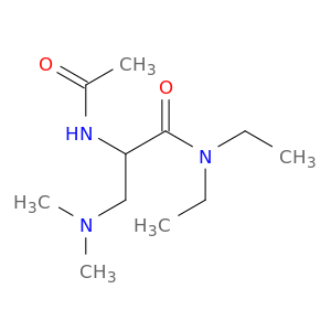 Propanamide, 2-(acetylamino)-3-(dimethylamino)-N,N-diethyl-