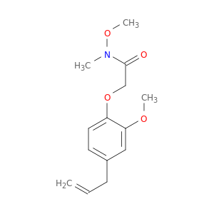 2-(4-ALLYL-2-METHOXYPHENOXY)-N,O-DIMETHYLACETOHYDROXAMIC ACID