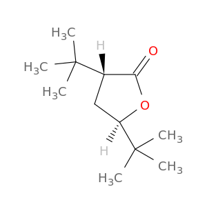 2(3H)-Furanone, 3,5-bis(1,1-dimethylethyl)dihydro-, trans-