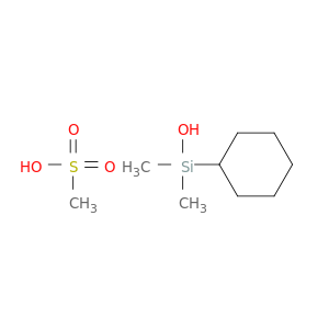Silanol, cyclohexyldimethyl-, methanesulfonate