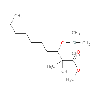 Decanoic acid, 2,2-dimethyl-3-[(trimethylsilyl)oxy]-, methyl ester