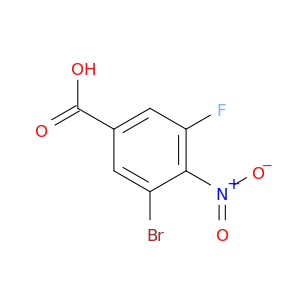 3-Bromo-5-fluoro-4-nitrobenzoic acid