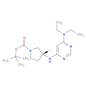 (R)-3-(6-二乙基氨基-嘧啶-4-基氨基)-吡咯烷-1-羧酸叔丁酯