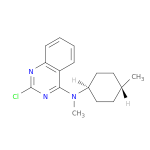 4-Quinazolinamine, 2-chloro-N-methyl-N-(trans-4-methylcyclohexyl)-