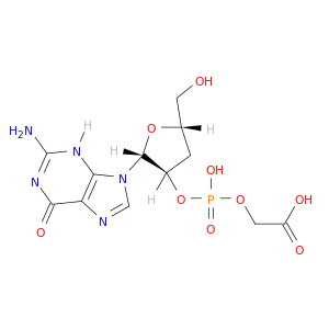 2-[[(2R,3R,5S)-2-(2-amino-6-oxo-3H-purin-9-yl)-5-(hydroxymethyl)oxolan-3-yl]oxy-hydroxy-phosphoryl]oxyacetic acid