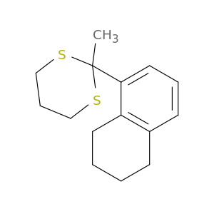 1,3-Dithiane, 2-methyl-2-(5,6,7,8-tetrahydro-1-naphthalenyl)-