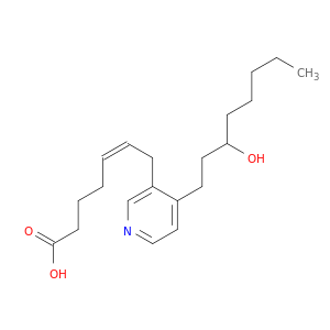 5-Heptenoic acid, 7-[4-(3-hydroxyoctyl)-3-pyridinyl]-, (Z)-