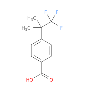 4-(1,1,1-Trifluoro-2-methylpropan-2-yl)benzoic Acid