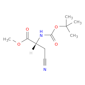 (R)-Methyl 2-((tert-butoxycarbonyl)amino)-3-cyanopropanoate