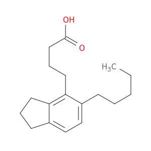1H-Indene-4-butanoic acid, 2,3-dihydro-5-pentyl-