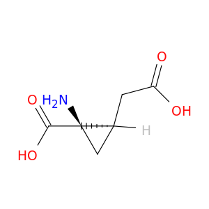 Cyclopropaneaceticacid, 2-amino-2-carboxy-, (1R,2R)-