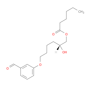 Hexanoic acid, (2R)-6-(3-formylphenoxy)-2-hydroxyhexyl ester