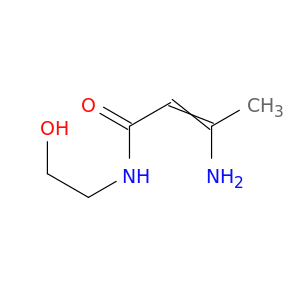 2-Butenamide, 3-amino-N-(2-hydroxyethyl)-