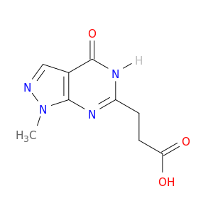 3-{1-Methyl-4-oxo-1H,4H,5H-pyrazolo[3,4-d]pyrimidin-6-yl}propanoic Acid