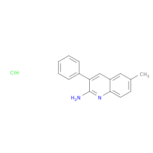 2-Amino-6-methyl-3-phenylquinoline hydrochloride