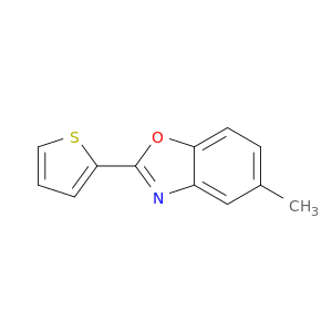 Benzoxazole, 5-methyl-2-(2-thienyl)-