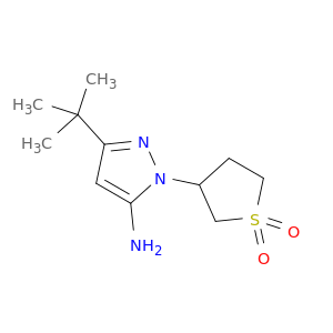 5-tert-Butyl-2-(1,1-dioxo-tetrahydro-1l6-thiophen-3-yl)-2H-pyrazol-3-ylamine