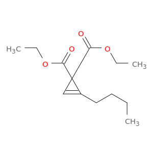 2-Cyclopropene-1,1-dicarboxylic acid, 2-butyl-, diethyl ester
