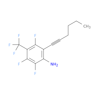 2,3,5-Trifluoro-6-(hex-1-yn-1-yl)-4-(trifluoromethyl)aniline