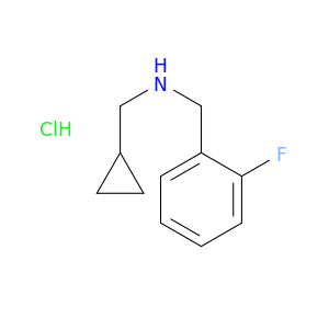 (Cyclopropylmethyl)[(2-fluorophenyl)methyl]amine hydrochloride