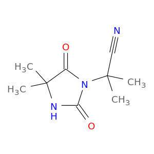 1-Imidazolidineacetonitrile,a,a,4,4-tetramethyl-2,5-dioxo-