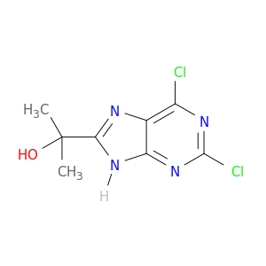 2-(2,6-二氯-9H-嘌呤-8-基)丙-2-醇