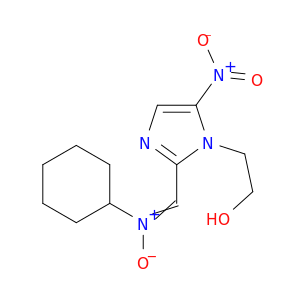 CYCLOHEXYL-[[1-(2-HYDROXYETHYL)-5-NITRO-IMIDAZOL-2-YL]METHYLIDENE]-OXIDO-AZANIUM