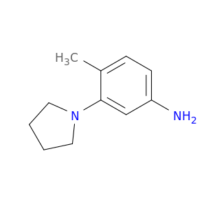 4-methyl-3-(pyrrolidin-1-yl)aniline