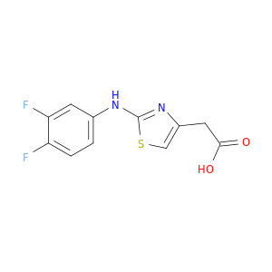 4-Thiazoleacetic acid, 2-[(3,4-difluorophenyl)amino]-