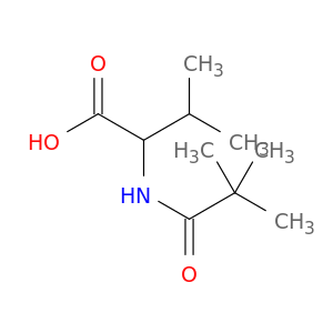 2-(2,2-dimethylpropanamido)-3-methylbutanoic Acid