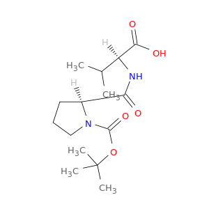 L-Valine, N-[1-[(1,1-dimethylethoxy)carbonyl]-L-prolyl]-