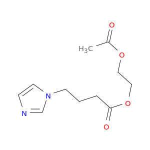 1H-Imidazole-1-butanoic acid, 2-(acetyloxy)ethyl ester