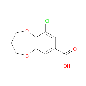 9-Chloro-3,4-dihydro-2H-1,5-benzodioxepine-7-carboxylic Acid