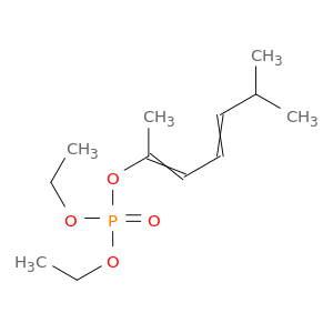 Phosphoric acid, 1,5-dimethyl-1,3-hexadienyl diethyl ester
