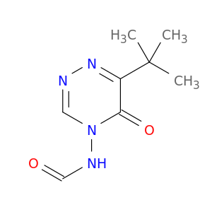 Formamide, N-[6-(1,1-dimethylethyl)-5-oxo-1,2,4-triazin-4(5H)-yl]-