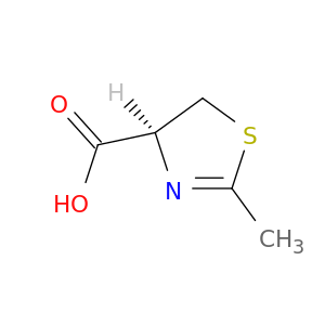 4-Thiazolecarboxylicacid, 4,5-dihydro-2-methyl-, (4S)-