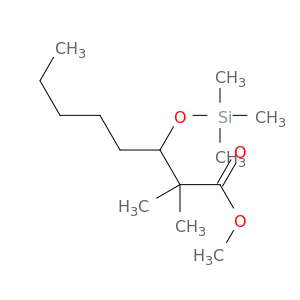 Octanoic acid, 2,2-dimethyl-3-[(trimethylsilyl)oxy]-, methyl ester