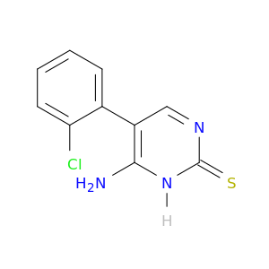 4-amino-5-(2-chlorophenyl)-3H-pyrimidine-2-thione