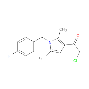 2-氯-1-[1-[(4-氟苯基)甲基]-2,5-二甲基-1H-吡咯-3-Y1]乙酮
